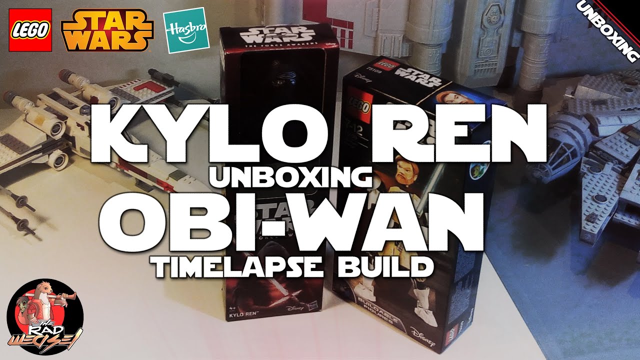 Unboxing | Star Wars Kylo Ren & Obi-Wan Lego Time-lapse