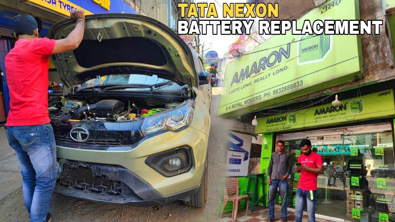 Tata nexon battery replacement | Tata nexon battery problem | Amaron flo 60 |Amaron flo 50ah battery