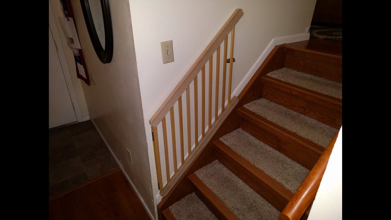 Parallelogram Baby Gate from Old Crib.