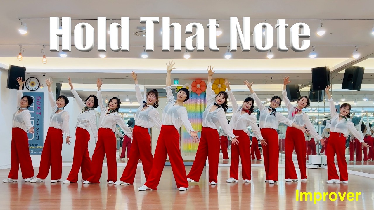 Hold That Note Line Dance (Improver)
