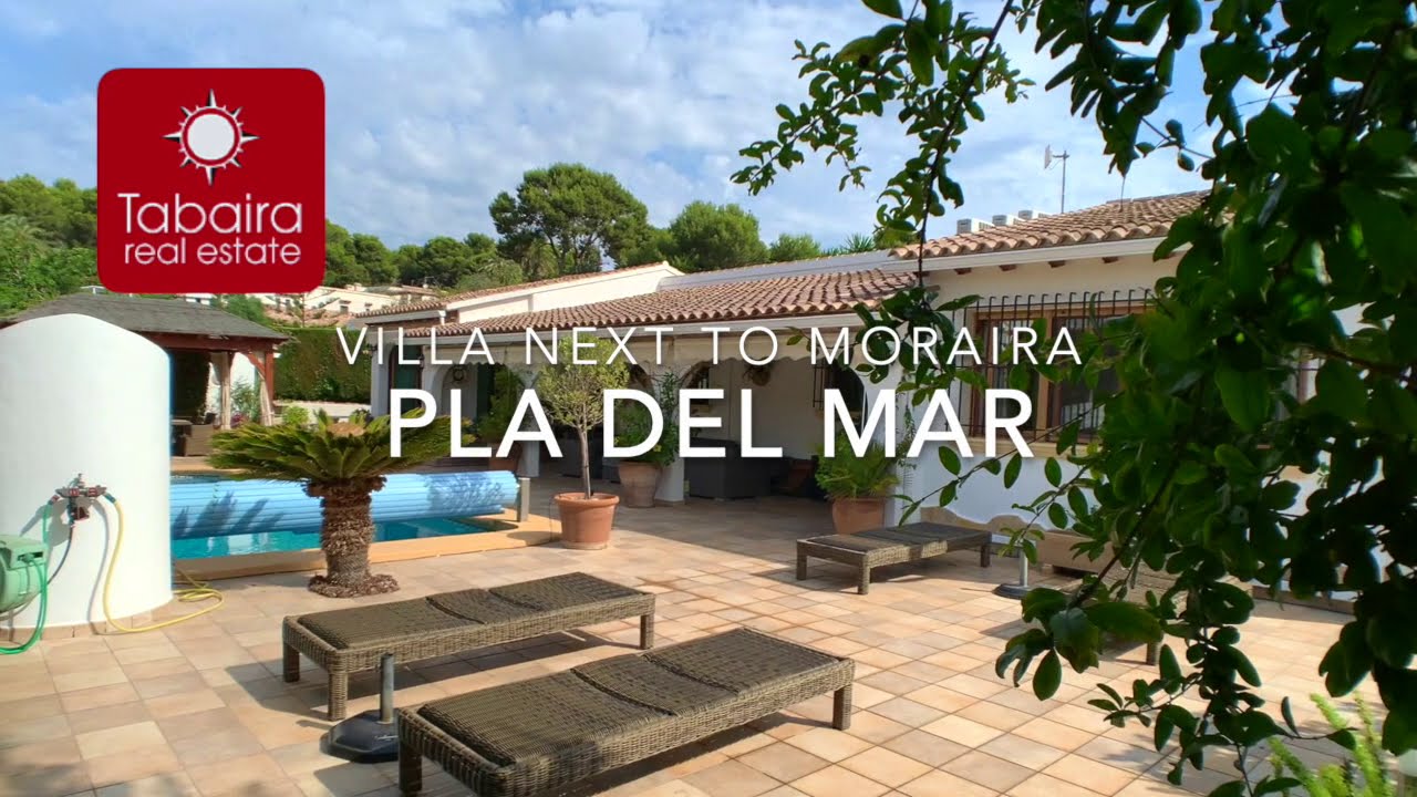 VILLA NEXT TO MORAIRA. COSTA BLANCA