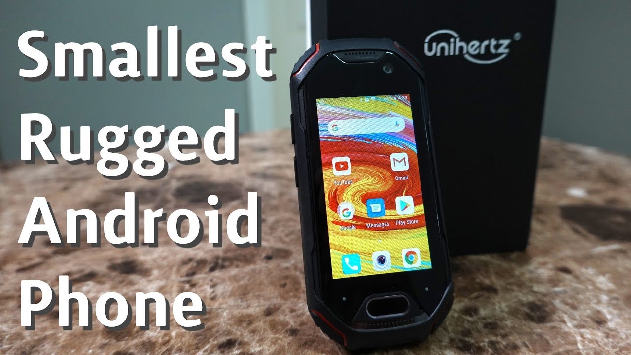 World's Smallest Rugged 4G Android Phone! Unihertz Atom