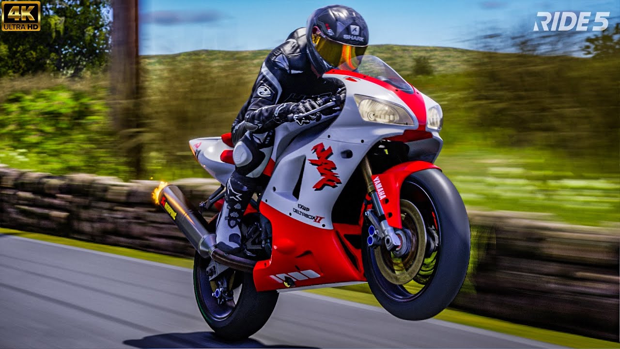 1998 YAMAHA R1 Full Throttle! POV at Isle of Man - RIDE 5 GAMEPLAY