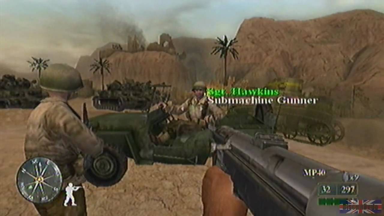 Call of Duty 2 Big Red One - Tunisia, Mission 3 [2/2]
