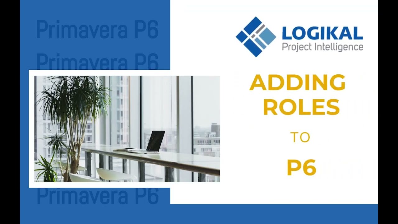 P6 How To Guide: How to add roles in Primavera P6