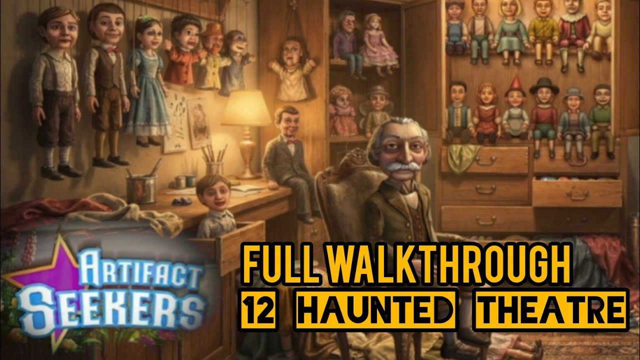 Artifact Seekers 12 Haunted Theatre FULL walkthrough