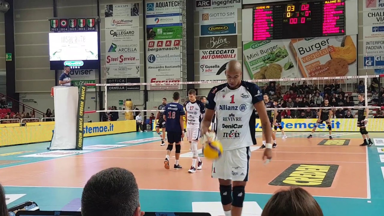 KIOENE PADOVA VS ALLIANZ MILANO VOLLEY SERIE A MASCHILE 2019 HERNANDEZ & YUKI ISHICAWA TOP!