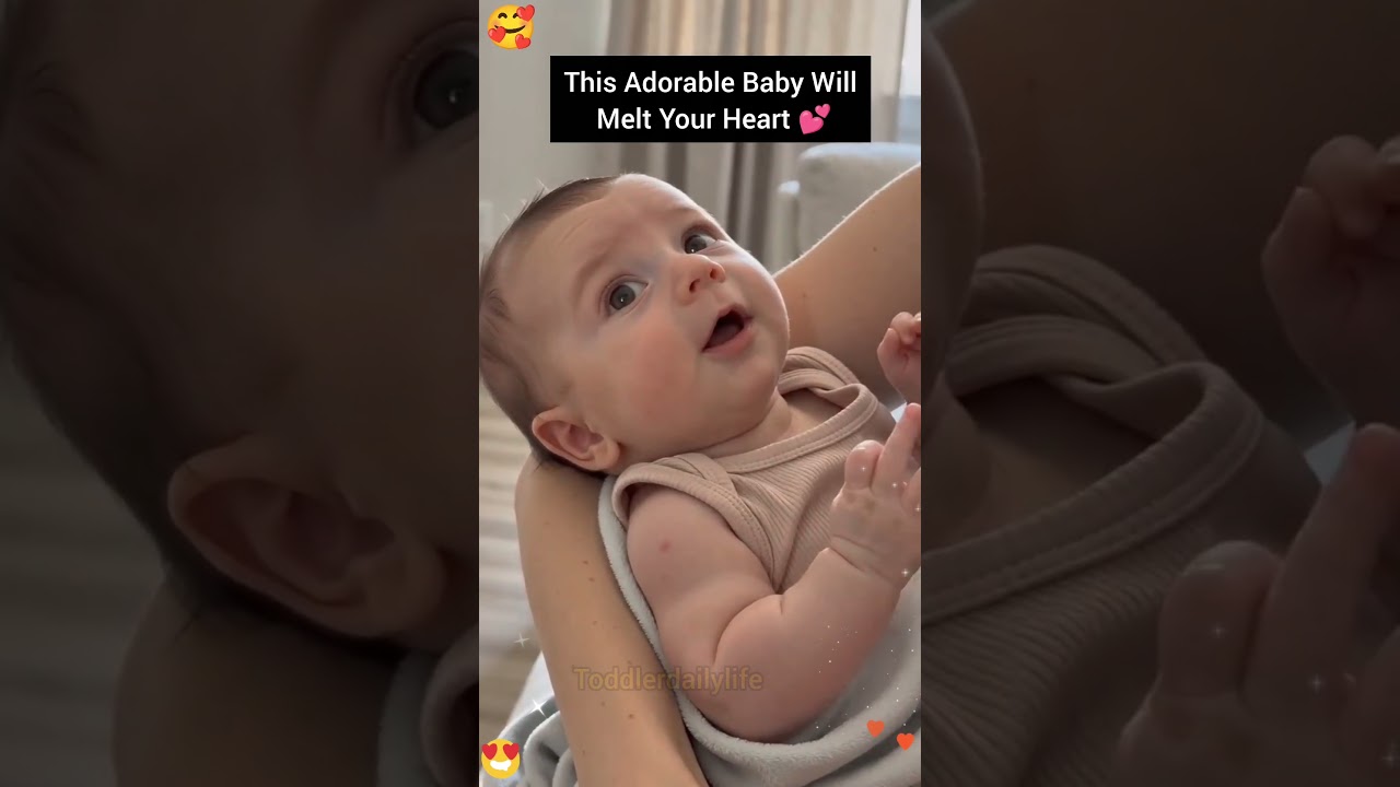 This Adorable Baby Will Melt Your Heart 💕 #shortsfeed