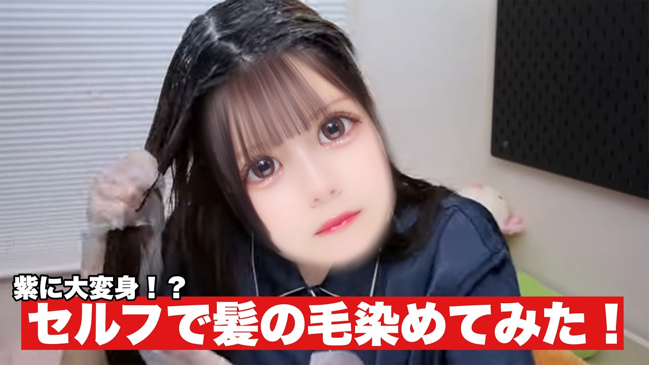 【セルフカラー】親に内緒で自分の部屋で髪の毛染めたら…失敗？成功？大変身？／ほのぼの編集【のえのん】
