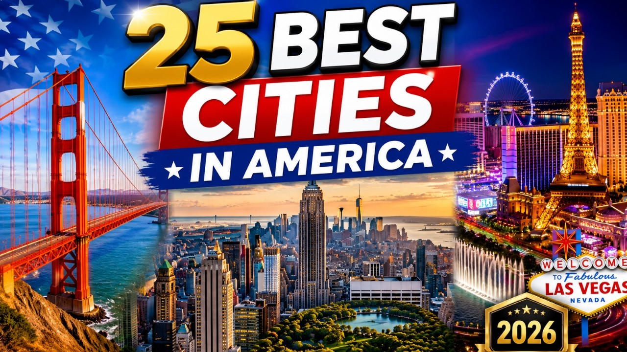 Best Cities In USA To Travel 4K