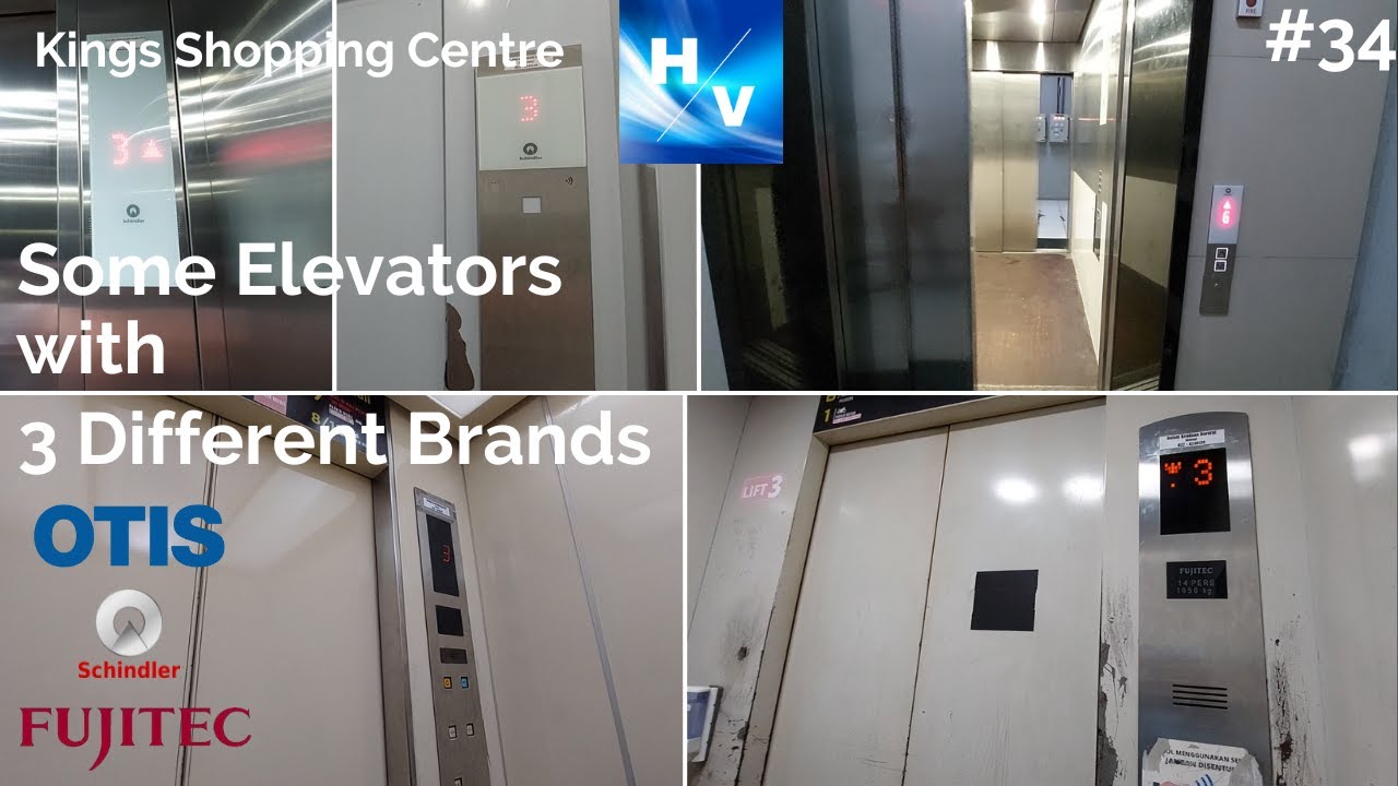 [Retake 1] Some Elevators with Different Brands at Kings Shopping Centre