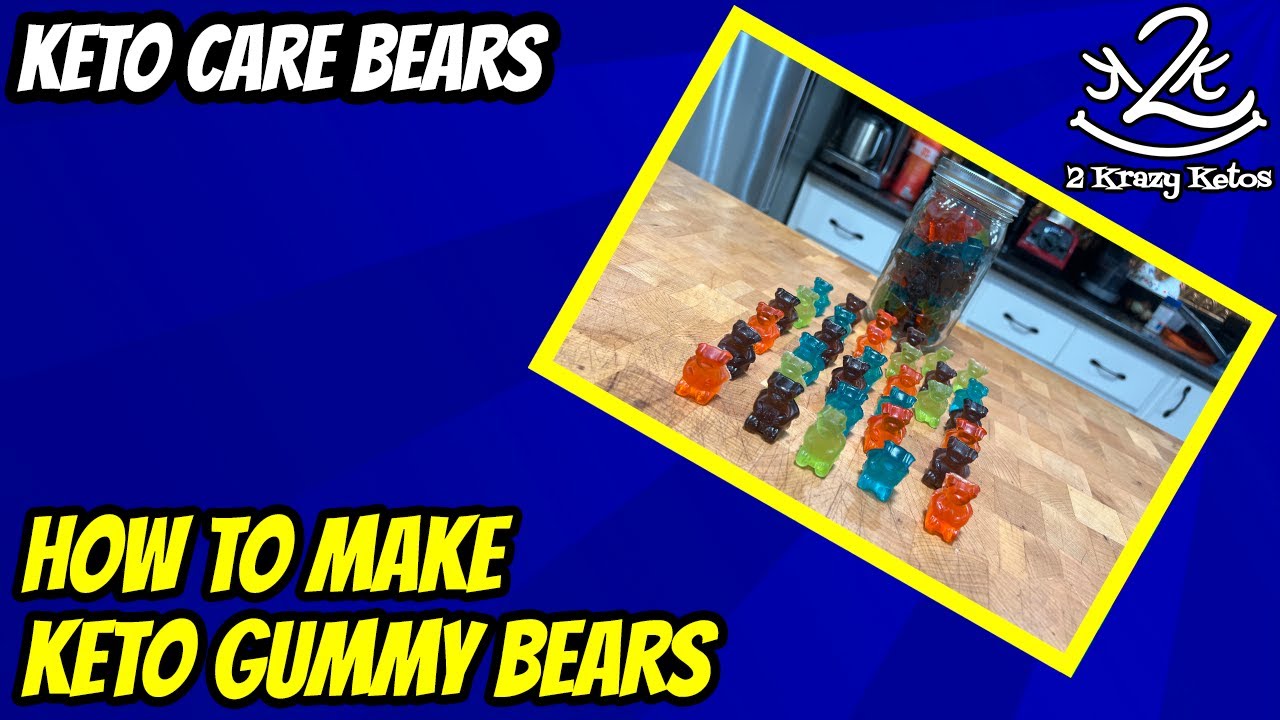 Keto Care Bears | Как приготовить кето-электролитные жевательные конфеты | Без сахарных спиртов