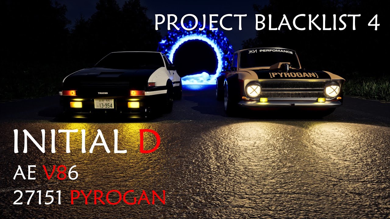 Initial D Project BLACKLIST 4 [Unreal Engine 5 Cinematic]
