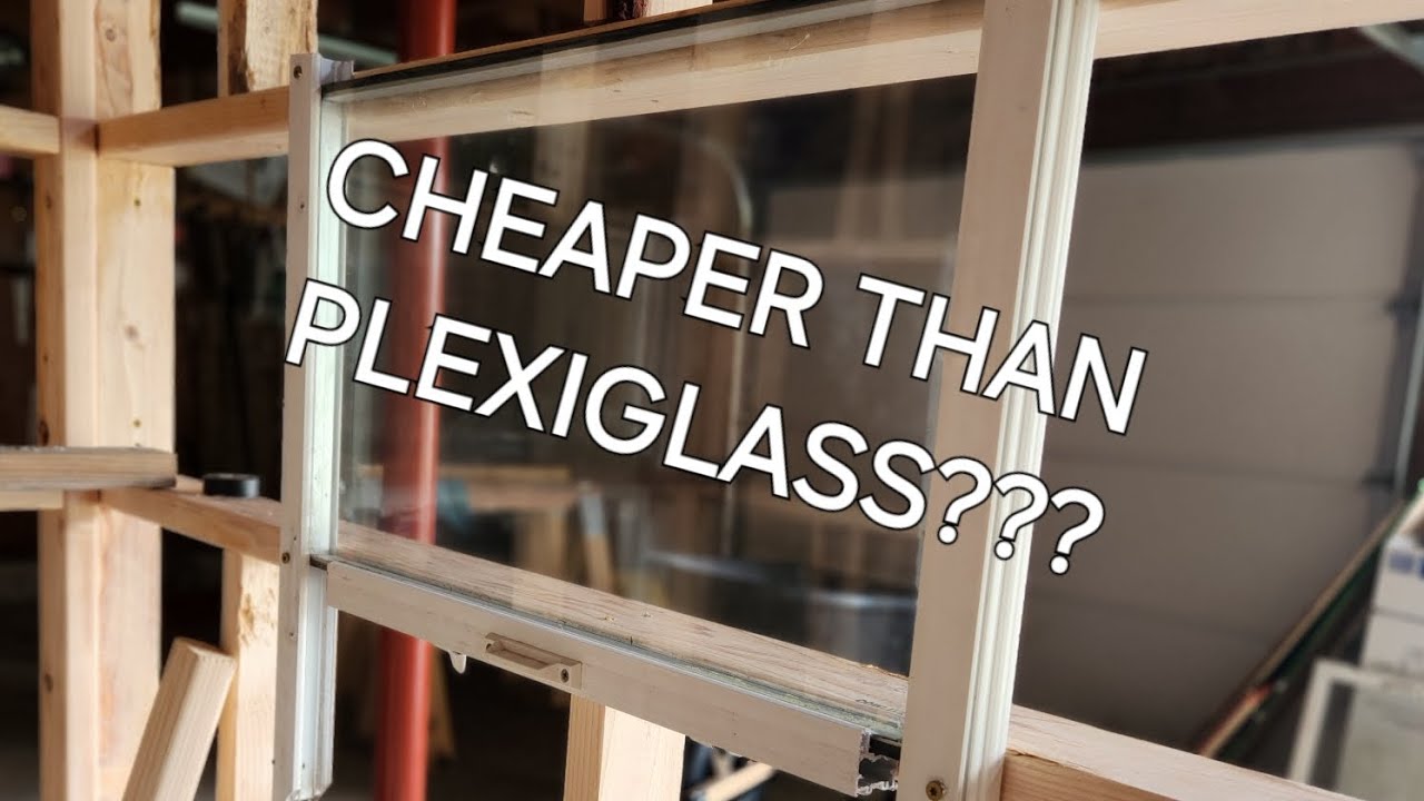 CHEAP AND EASY deer blind windows!
