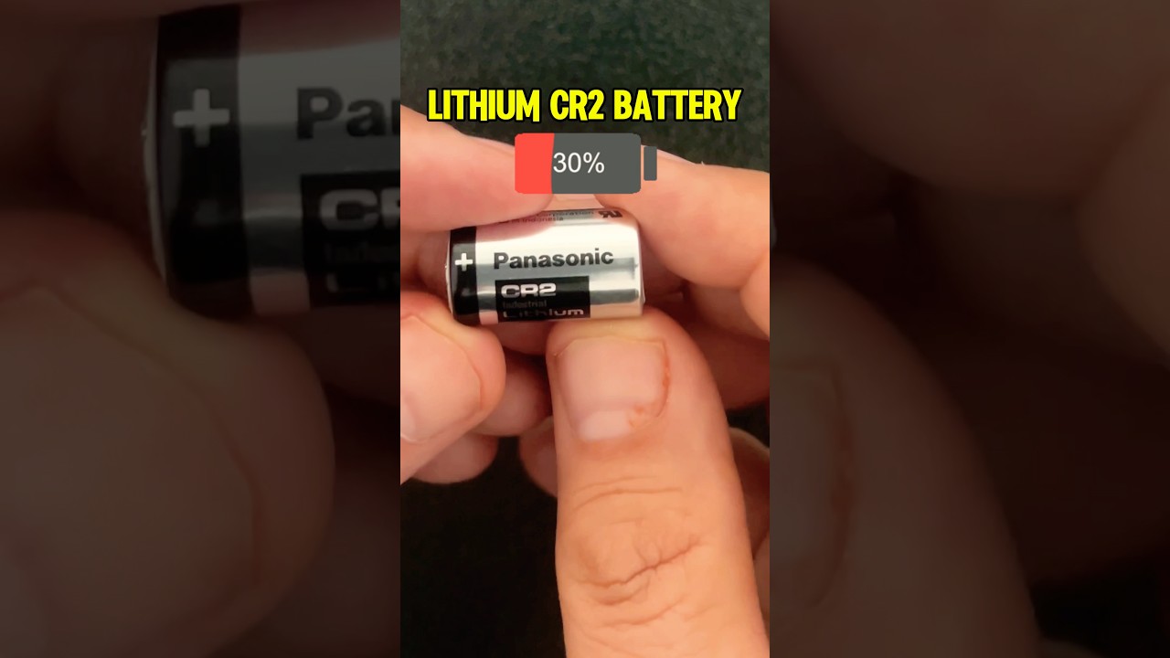 What a Lithium CR2 Battery Looks Like 🪫👀 (It's So Little!)