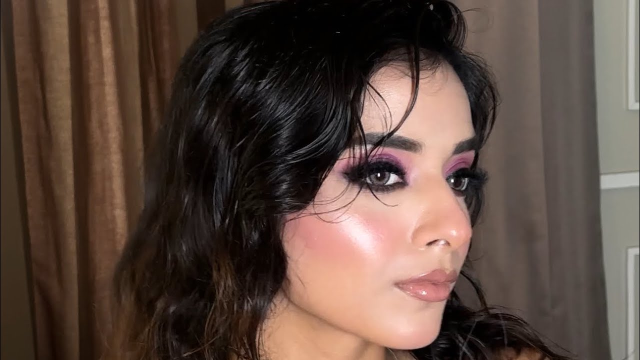 COLORFUL GLAM PARTY MAKEUP for Brown Skin Tutorial | Affordable Product ​⁠@Amanmakeupartist