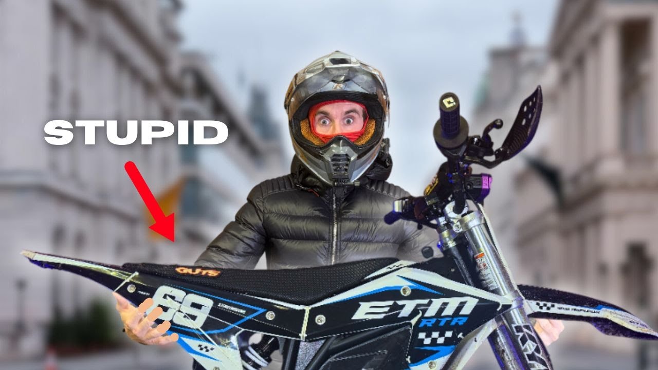 Этот мини-электровелосипед мощнее, чем KTM! (слишком быстрый)