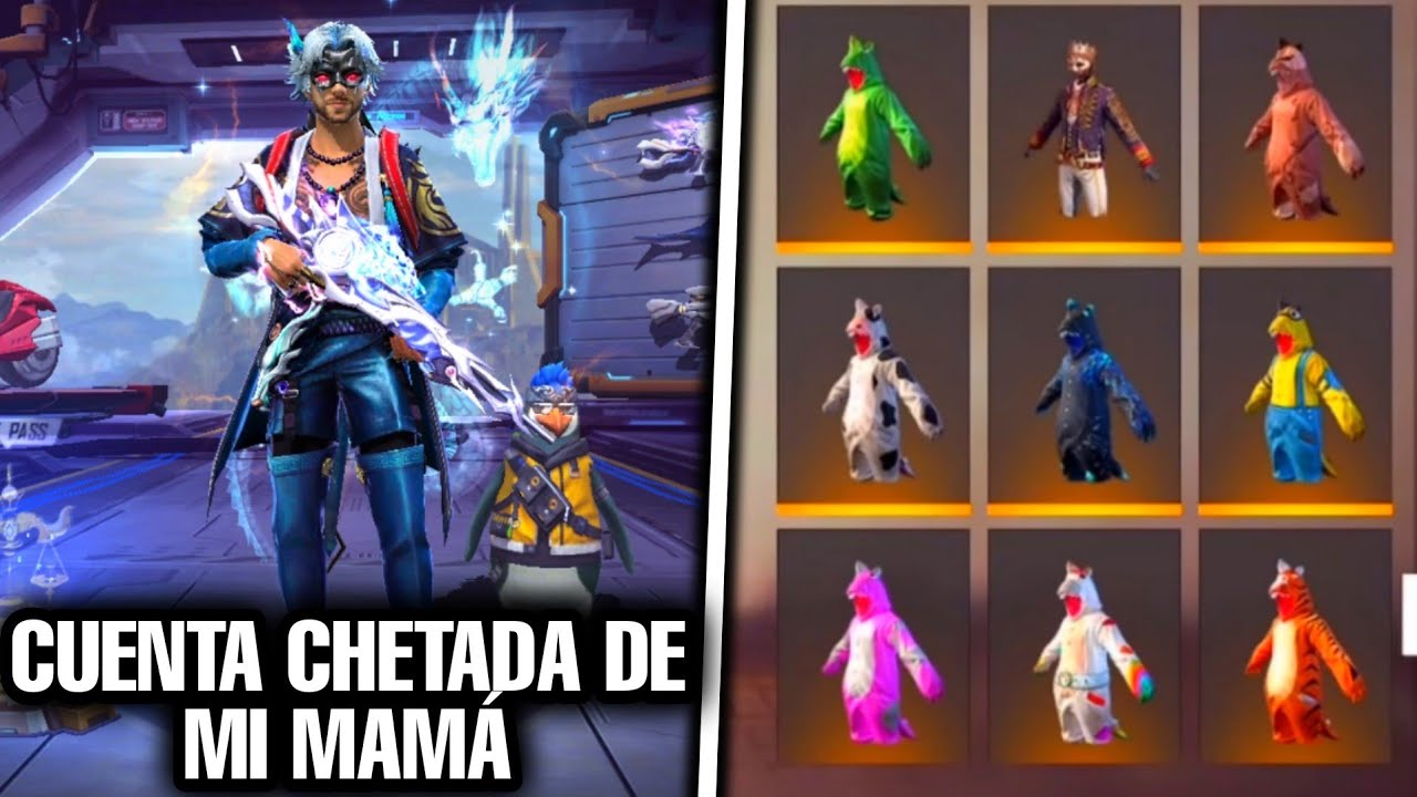 MI MAMÁ TIENE LA CUENTA MÁS CHETADA DE TODO EL MUNDO EN FREE FIRE!! 😱 *Sakura* BROMA PESADA