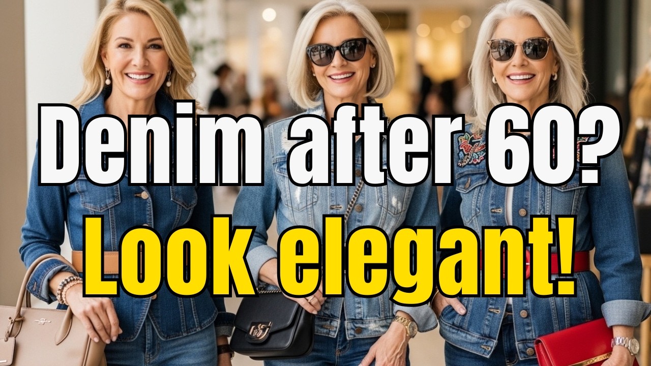 How to Make a Denim Jacket Look Elegant After 60 (8 Styling Tricks)