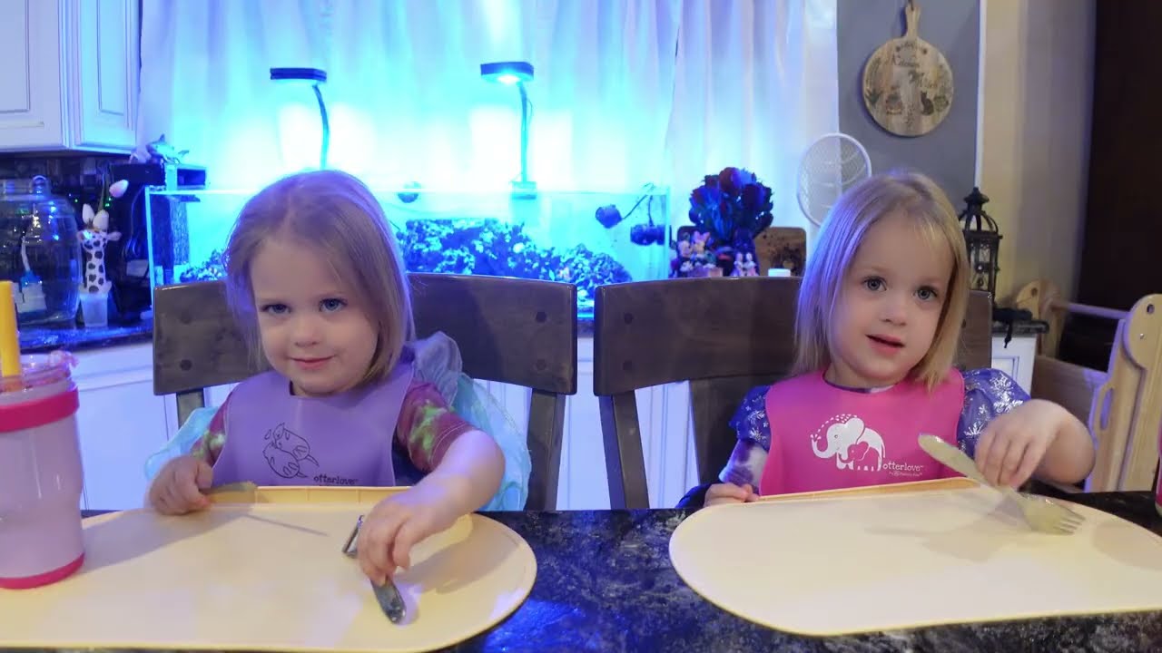 Twins try chocolate chip pancakes