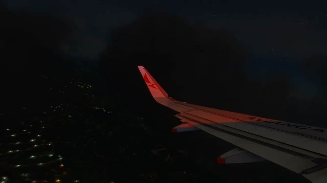 Take off from SKBG and Landing at SKPE RW08
