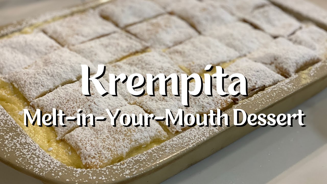 Traditional Krempita Recipe | Creamy & Fluffy Balkan Dessert You Need to Try!