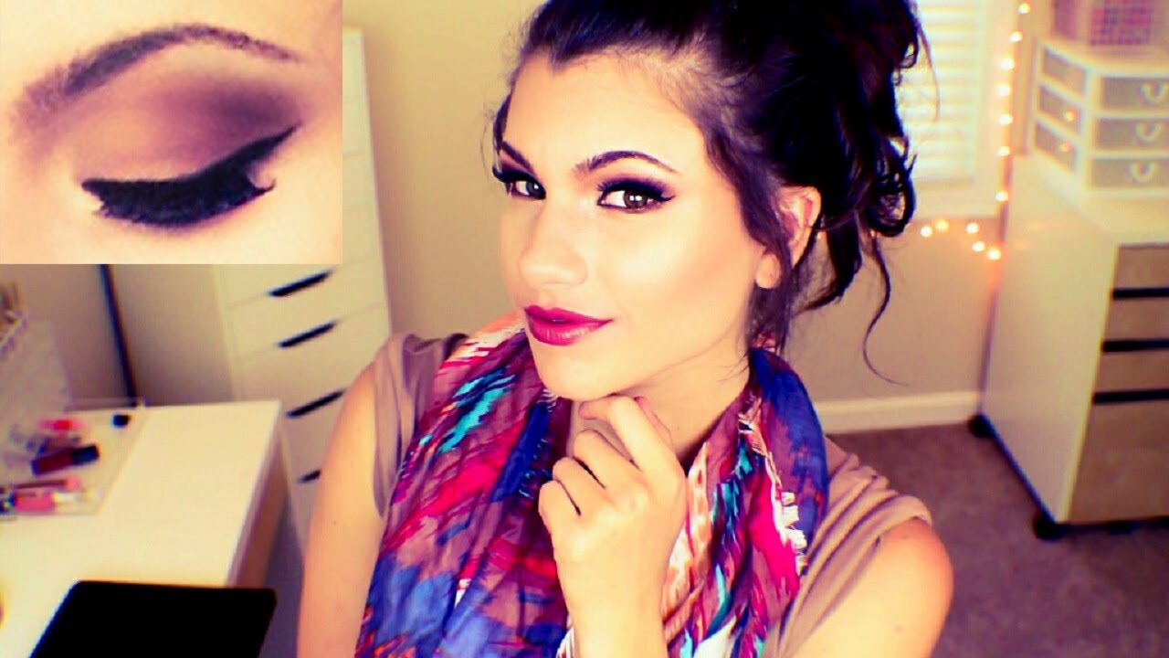 Fall Makeup Tutorial! | Warm Smokey Eye & Berry Lips