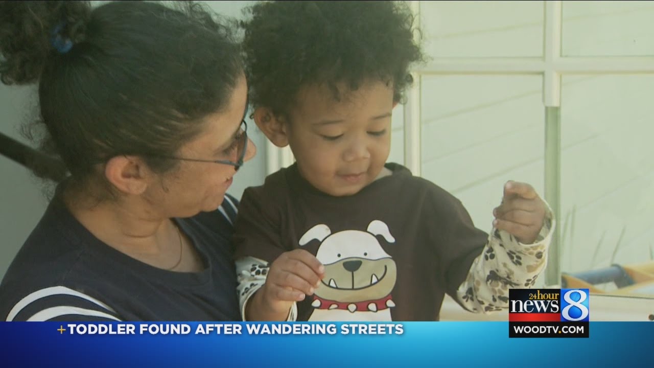Toddler found after wandering away in night