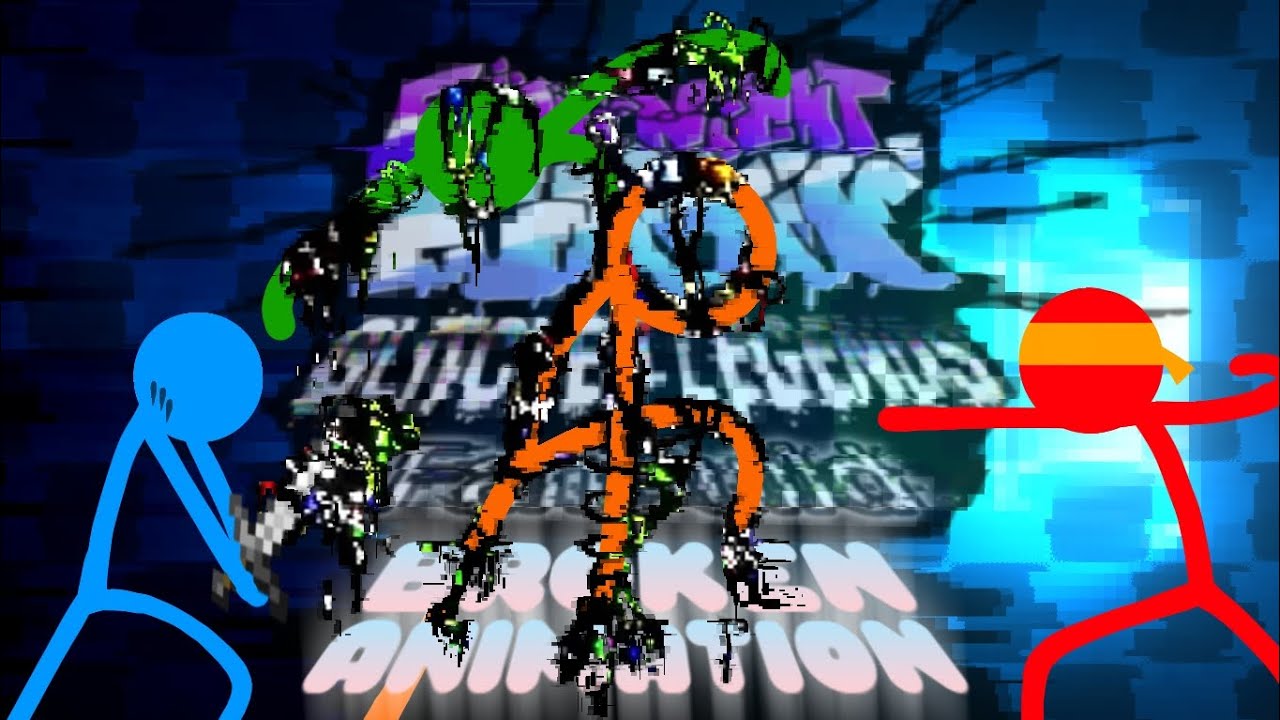 BROKEN-ANIMATION v2 [✧fanchart✧]👌FnF GL v3 Ruchi's FanBuild👍🍷