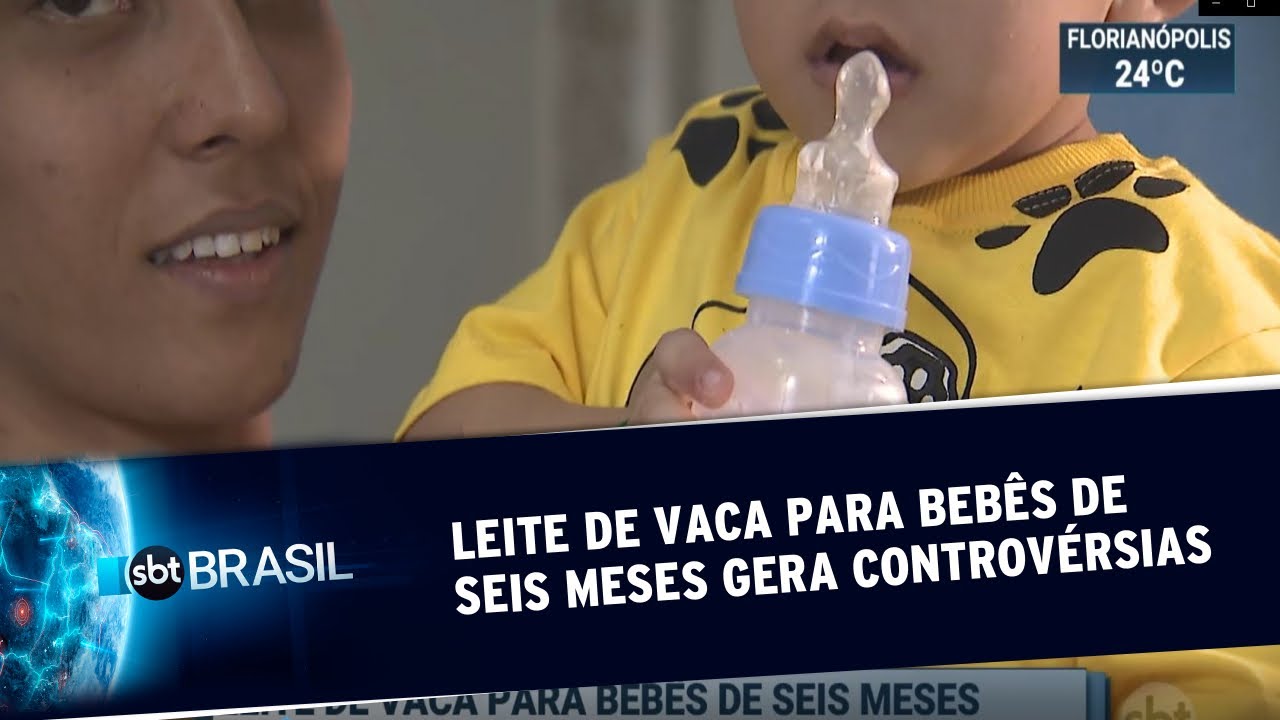 Guia do Ministério da Saúde sugere leite de vaca para bebês e causa polêmica | SBT Brasil (30/11/19)