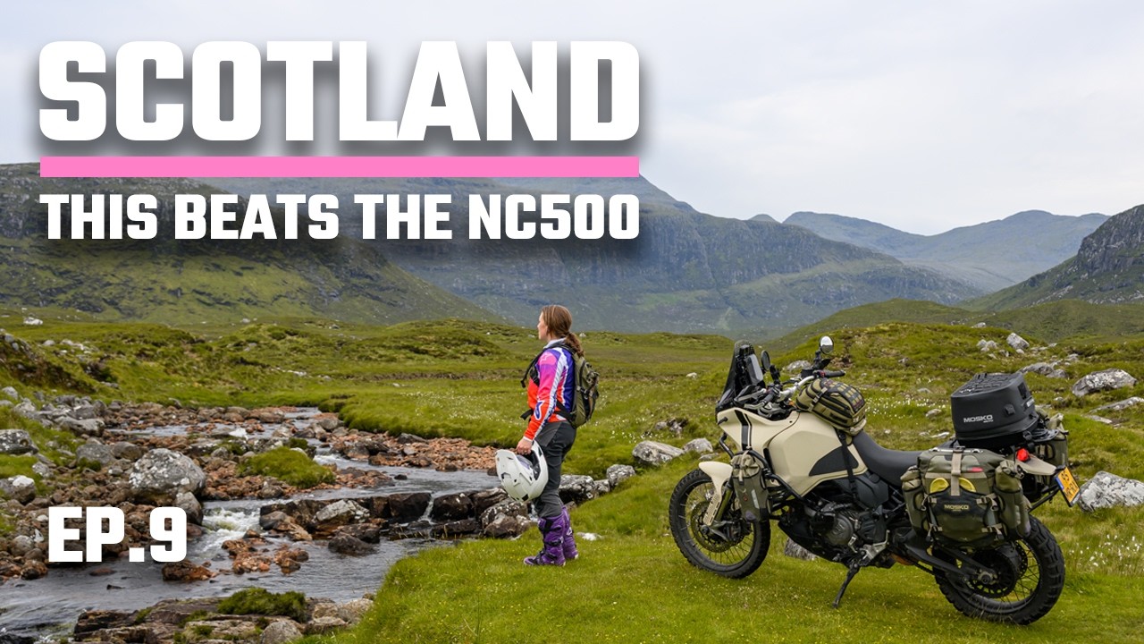 DRAMA - LOST MY DRONE FOOTAGE but still a perfect day! Scotland solo motorcycle trip (S8-EP9)