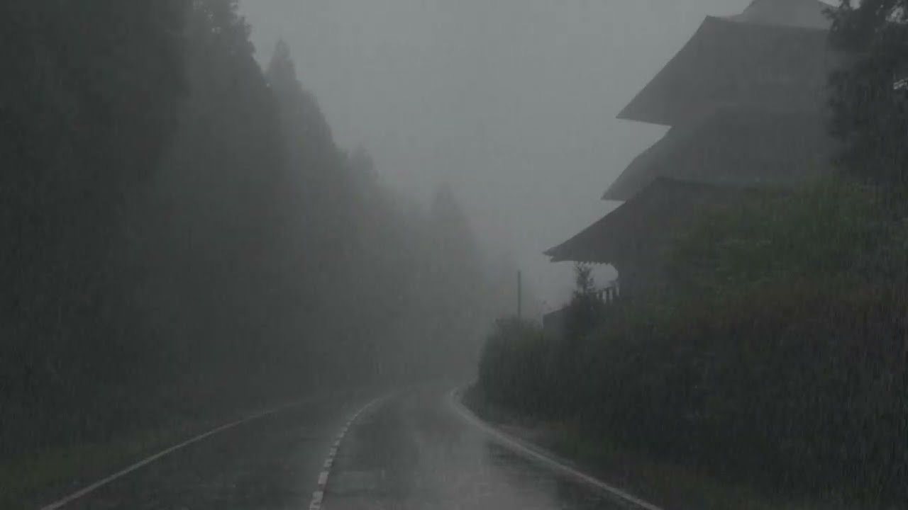 Rain Sounds for Sleeping 🌧️ Heavy Rain & Thunderstorm at Night | Deep Sleep White Noise
