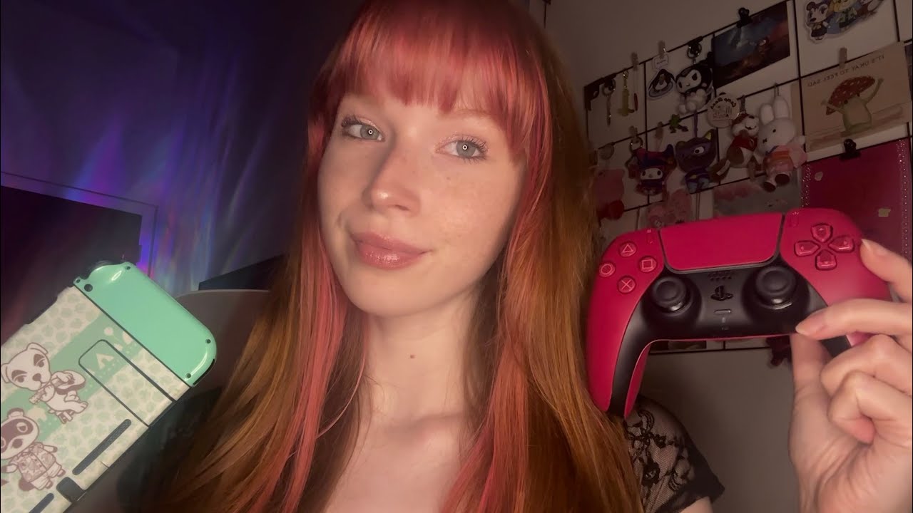 ASMR Gaming Triggers (Controller Sounds, Sticky Game Tapping, Rambles)