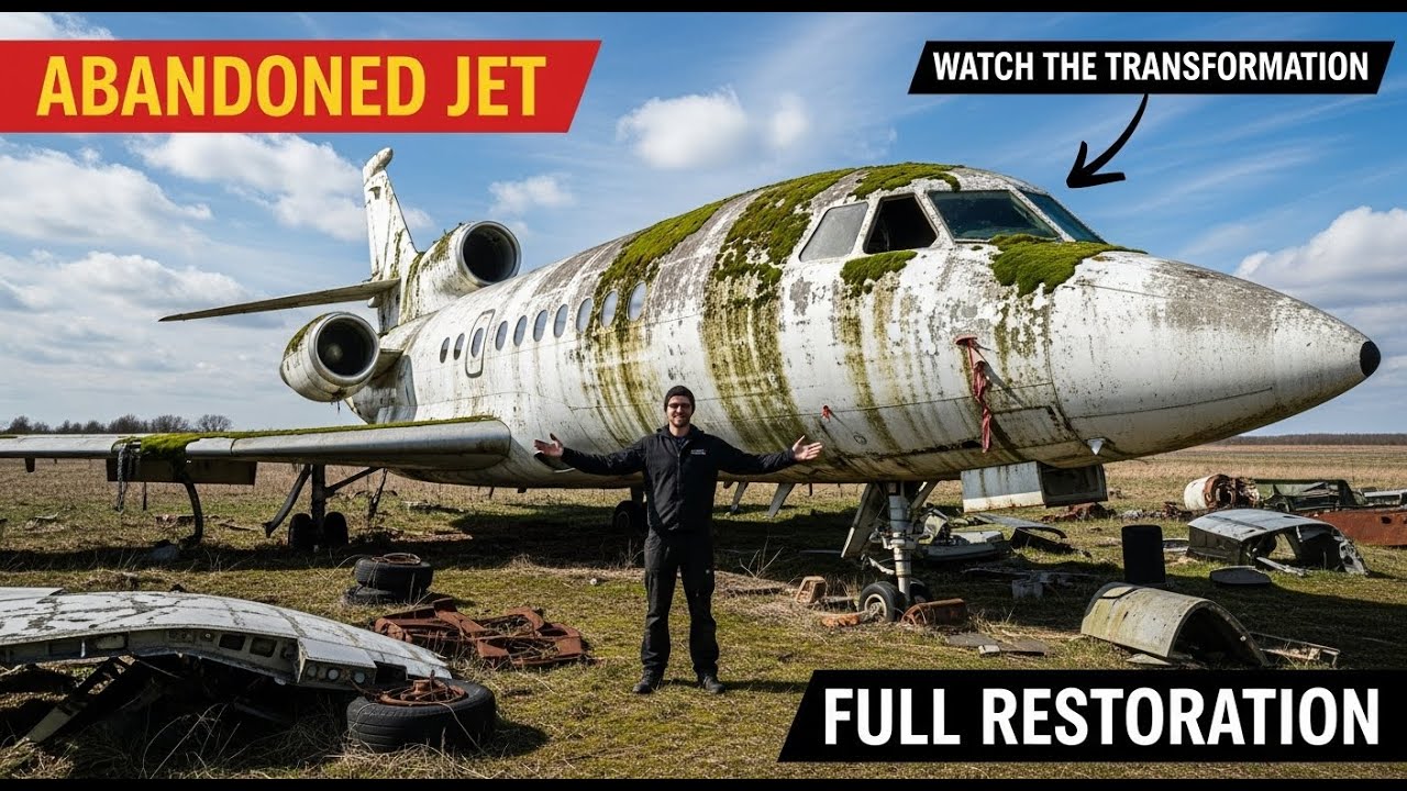 I Bought Dassault Falcon for $1000 and Renovates it Back to New | ASMR Jet Restoration