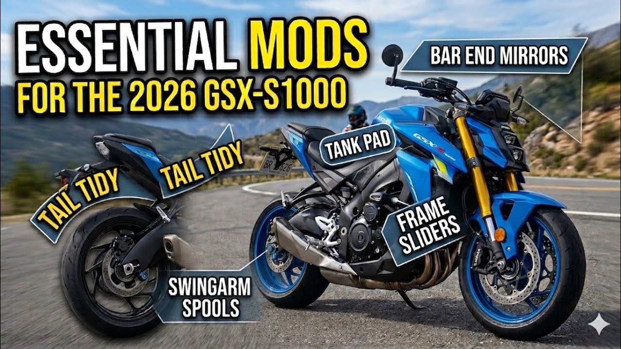 Необходимые доработки для GSX-S 1000 2026 года