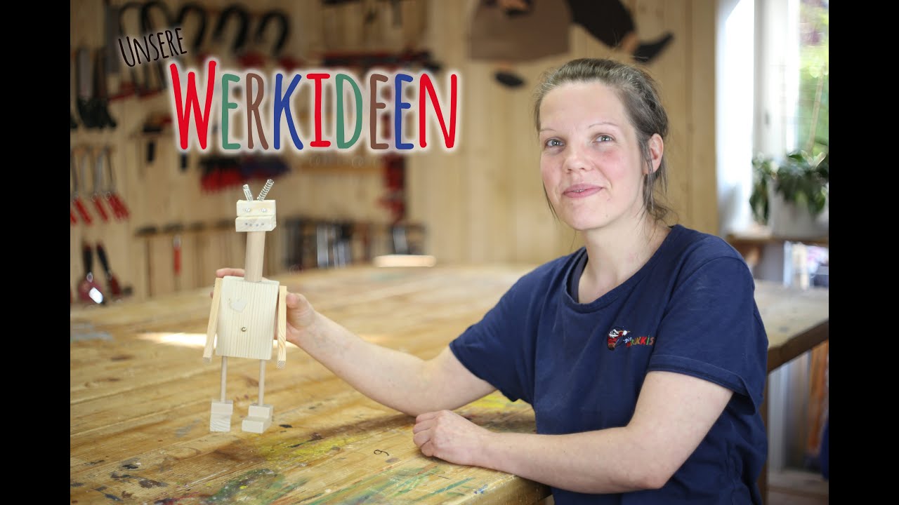 Werkprojekte: Holz-Roboter von Die Werkkiste - Ein tolles Bauprojekt für Kinder