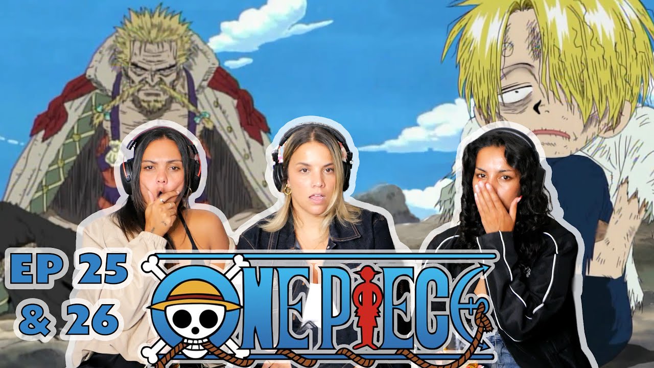 Did Zeff Eat His Leg?! Sanji’s Backstory | Aussie Sisters React to One Piece Ep 25–26