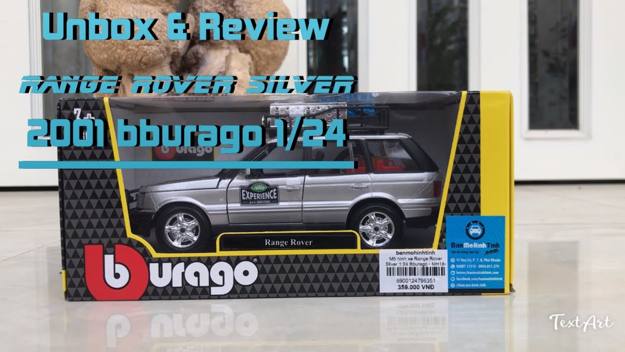 Unbox & #review Range Rover Silver 2001 - BBurago scale 1:24 #diecast #car #unboxing