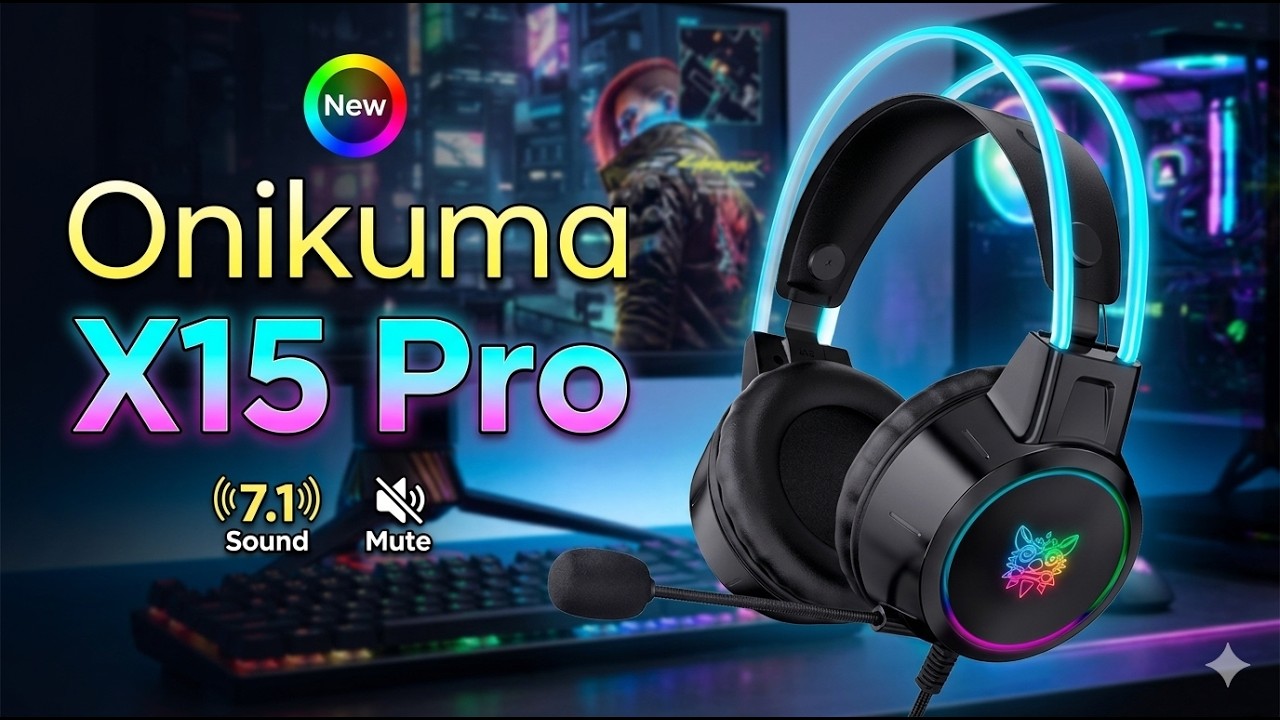 Headset Gamer Onikuma X15 Pro
