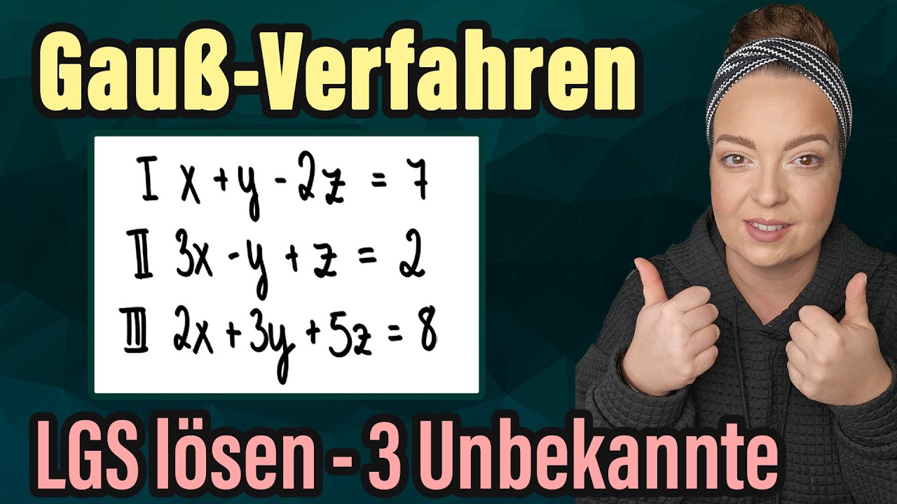 Lineares Gleichungssystem mit Gauß-Algorithmus lösen