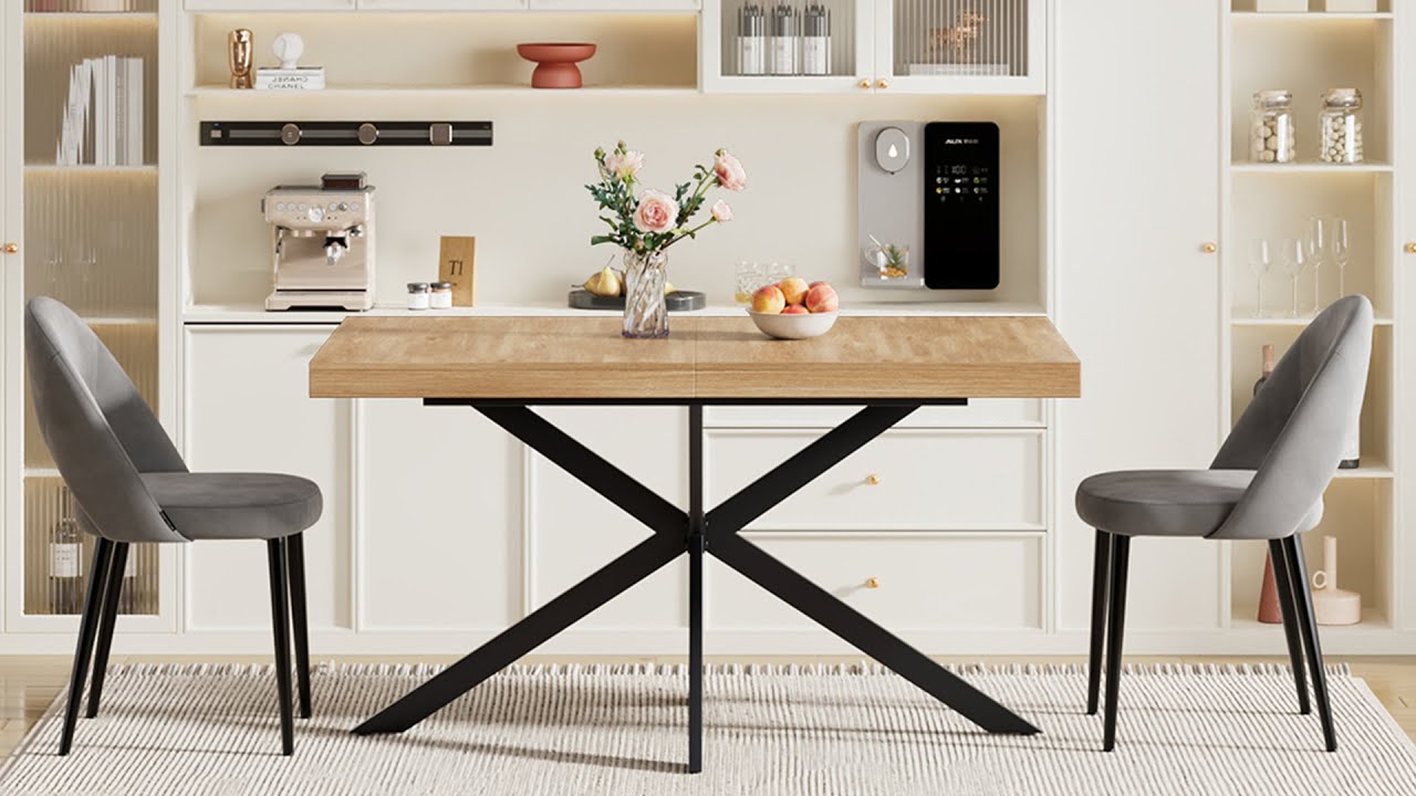 Step-by-Step Assembly Tutorial for MECHYIN Expandable Dining Table!