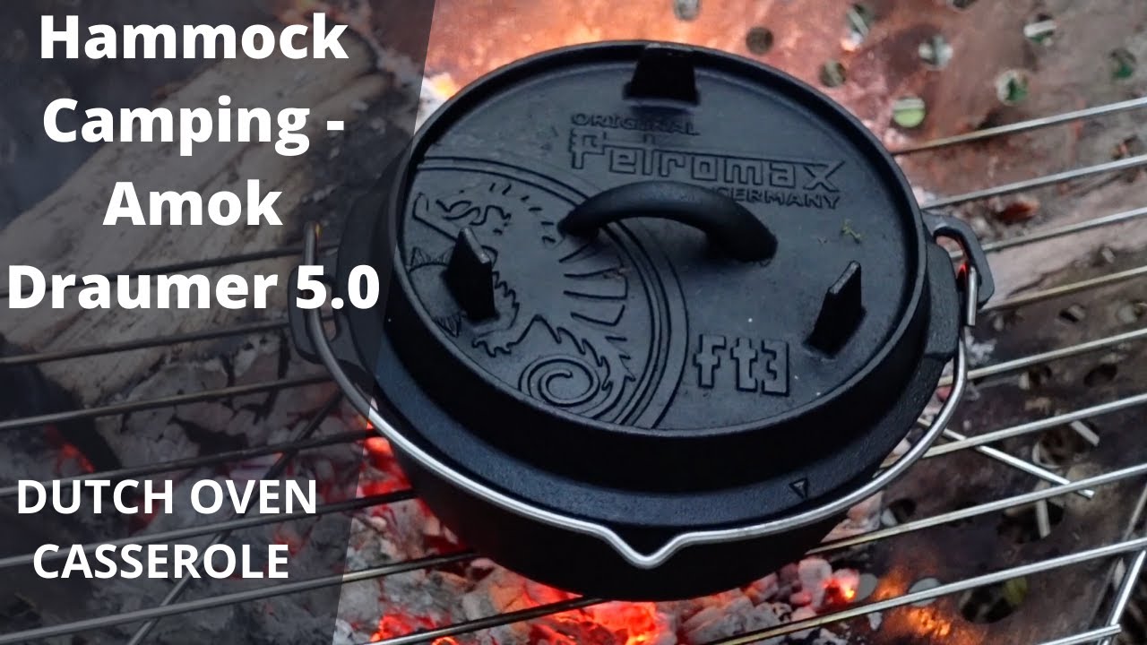 Dutch Oven Campfire Cooking, Amok Hammock