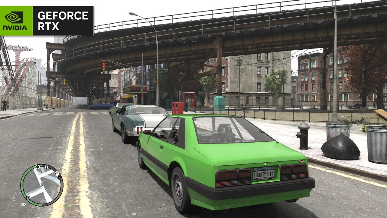 GTA IV RTX Remix Compatibility Mod + AutoPBR Materials & Warcaco 4K Textures & SimpleENB Timecycle