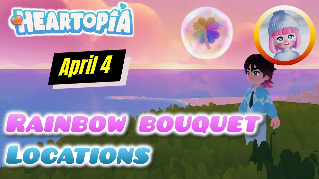 Местонахождение Rainbow Bouquet and Doris в Хартопии 4 апреля.