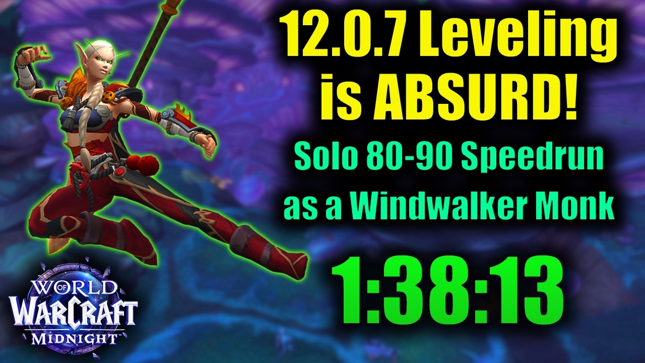 Patch 12.0.7 Leveling is INSANELY Fast!