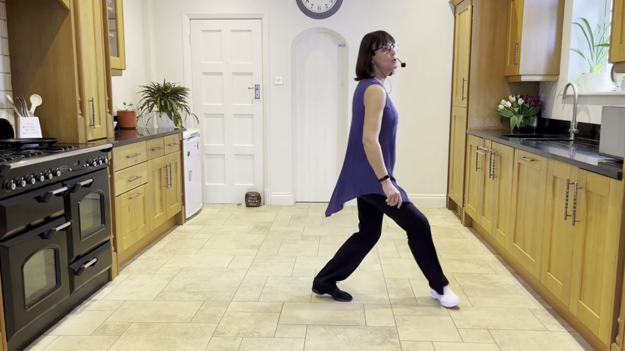 Fixation Line Dance Demo & Practice with Music & Instruction
