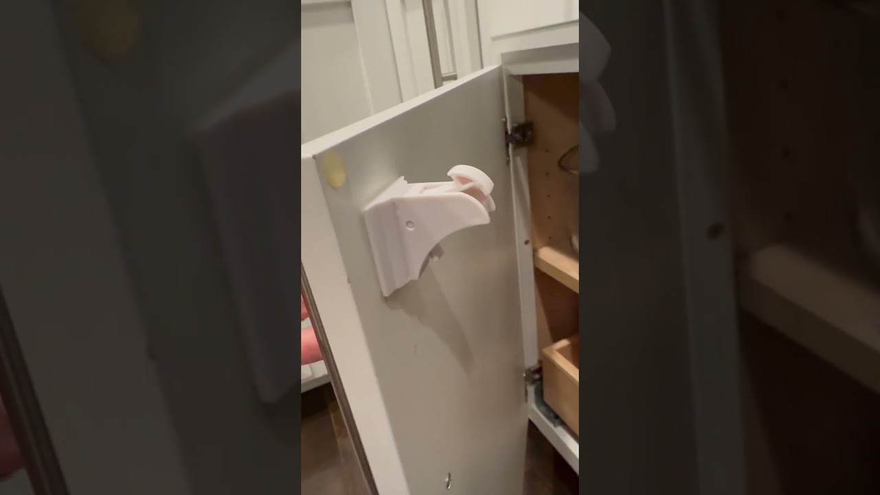 Magnetic Child Locks for Kitchen Cabinets
