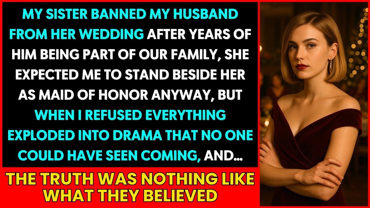 My Sister Banned My Husband From Her Wedding — So I Refused To Be Her Maid of Honor
