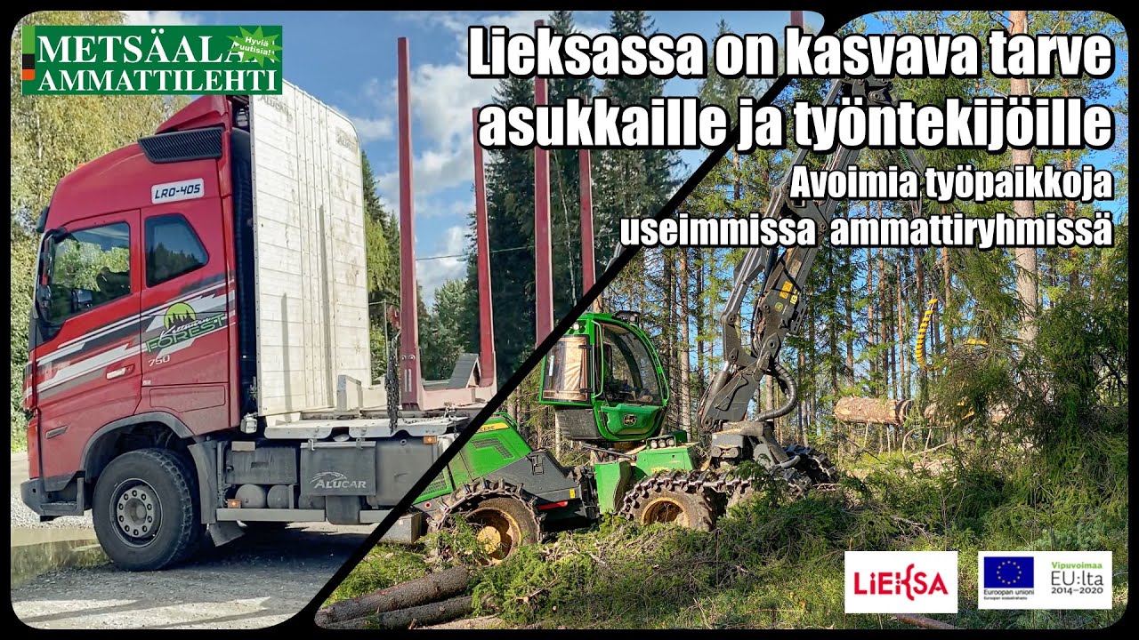 Lieksassa on kasvava tarve asukkaille ja työntekijöille