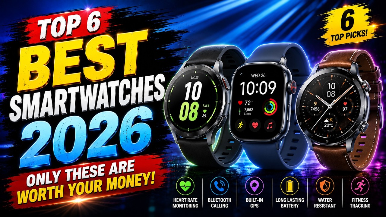 Top 6 Best Smartwatches 2026 &ndash; Only These Are Worth Your Money!